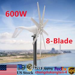 Kit de générateur éolien 600W à 8 pales avec contrôleur de charge - Puissance éolienne