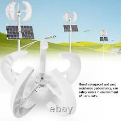 Kit de générateur éolien à turbine 24V Générateur d'énergie éolienne 800W+Contrôleur MPPT 5-lames