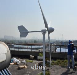 Kits De Turbine Éolienne De 3000w Générateur D'énergie Éolienne 48v Avec Sortie De L'onduleur 110v Sur Réseau