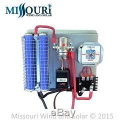 Missouri Freedom 12 Volt 1600 Watt 9 Lame Éolienne Générateur Kit Gris