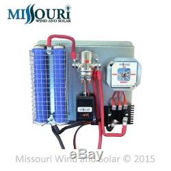 Missouri Freedom 24 Volt 1600 Watt 5 Blade Wind Turbine Générateur Kit Gris