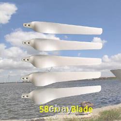 Pales de nylon haute résistance de 58 cm pour générateur d'éolienne horizontale