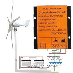 Régulateur onduleur hybride pour générateur d'éolienne 8KW 12/24/48/60/72V