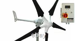 Set I-1000w 48v Windgenerator Carbone Blade+ Contrôleur De Charge Hybride Istabreeze