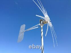 Turbine Éolienne Invisible Ghost High Amp 1100w 10 Accessoires Transparents Avec HP Pma 48 Volt Ac