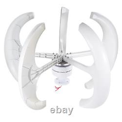 Turbine Générateur d'énergie éolienne à axe vertical de 600W avec contrôleur, éolienne domestique de kit 24V.