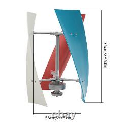 Turbine éolienne verticale à hélice Générateur d'énergie éolienne 12V 400W Éolienne et contrôleur Maglev