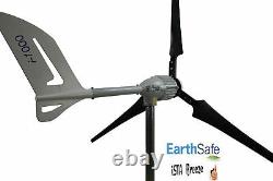 Windgenerator 24v/1000w Ista Breeze Générateur Éolienne, I-1000 Black Edition